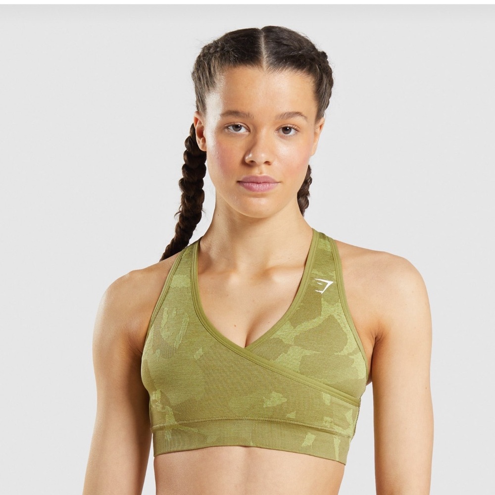Adapt Camo seamless sports bra SMALL